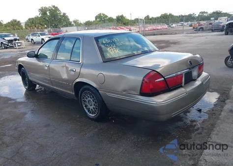 2002 Mercury Grand Marquis Gs из США, поврежденный, VIN 2MEFM74W92X636487